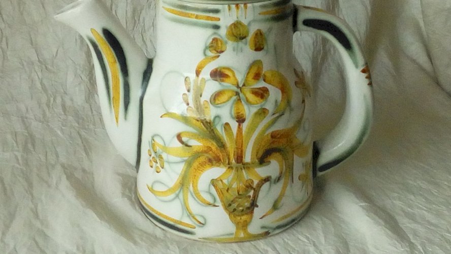 CAFETIERE EN CERAMIQUE KERALUC QUIMPER**