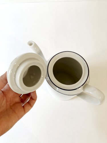 Cafetière et sucrier en porcelaine Seltmann Weiden, West Germany, modèle Renate, années 1980