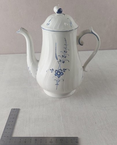 Cafetière / théière, décor Vieux Luxembourg, en céramique de Villeroy & Boch ^