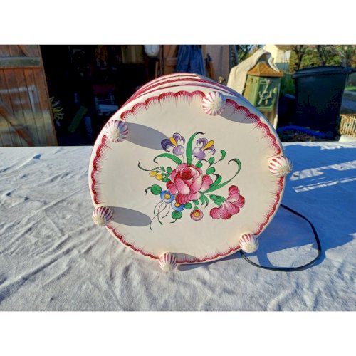 Cage à Oiseaux 19 éme en Faience de Lunéville