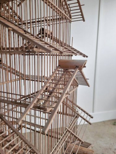 Cage à oiseaux ancienne