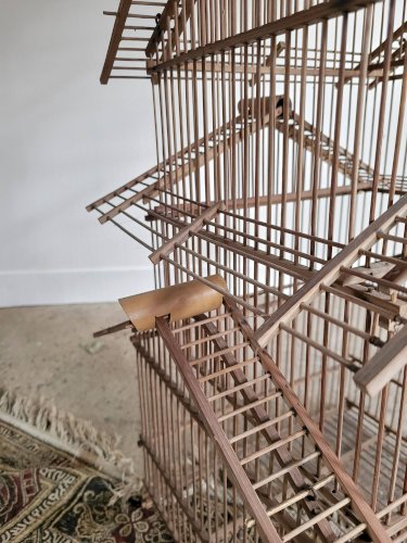Cage à oiseaux ancienne