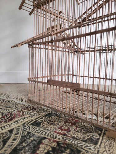 Cage à oiseaux ancienne
