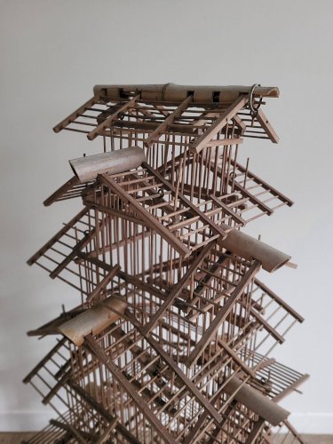Cage à oiseaux ancienne