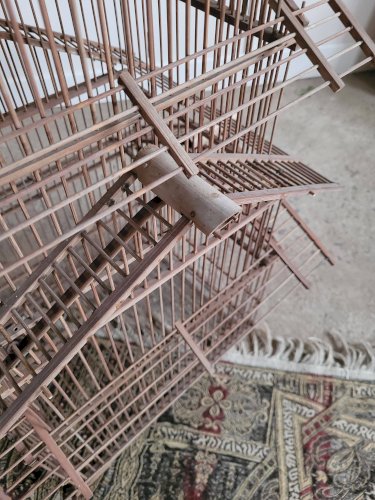 Cage à oiseaux ancienne