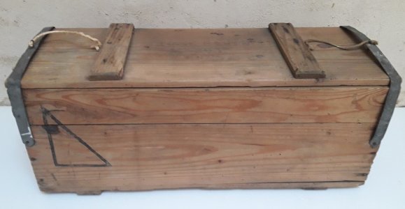 Military crate L64.3xH27xP23.2 for wooden ammunition