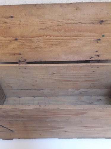 Caisse militaire L64,3xH27xP23,2 de munitions en bois