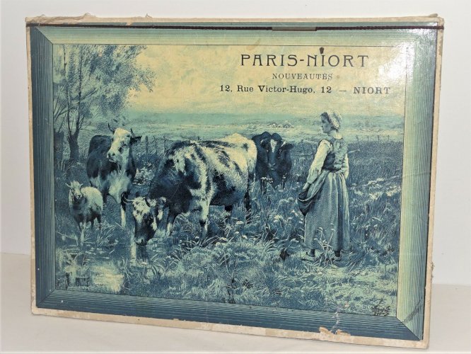 *CALENDRIER 1904 CADEAU PUBLICITAIRE CADEAU PARIS NIORT NOUVEAUTES PUBLICITE PUB