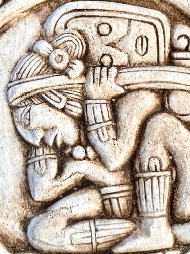 Calendrier maya en argile / Décoration murale