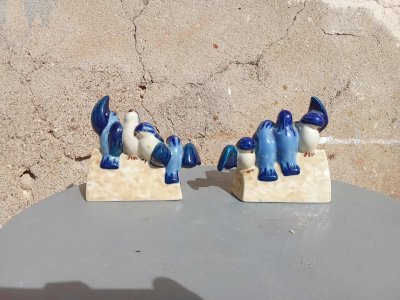 Camille Tharaud (Limoges) – Paire de serre-livres Les Oiseaux