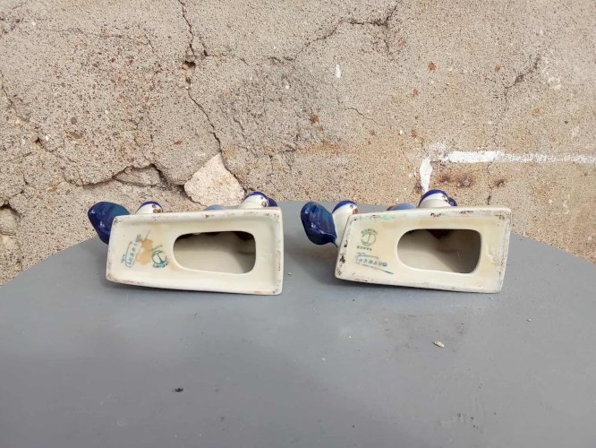 Camille Tharaud (Limoges) – Paire de serre-livres Les Oiseaux