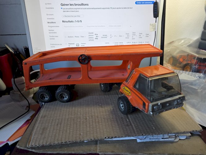 Camion porte voiture T15 Goliath - Joustra