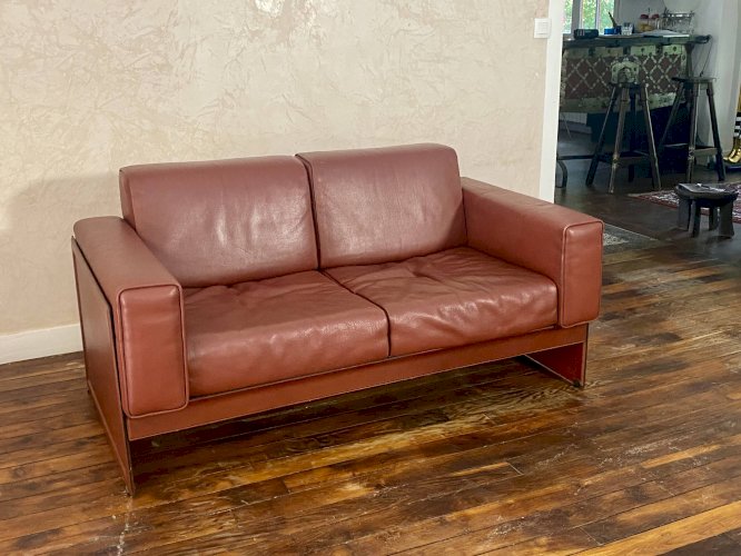 Canapé 2 places Korium KM 3/1 – Tito Agnoli pour Matteo Grassi, Italie