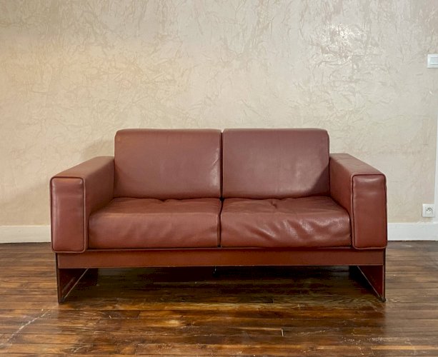 Canapé 2 places Korium KM 3/1 – Tito Agnoli pour Matteo Grassi, Italie