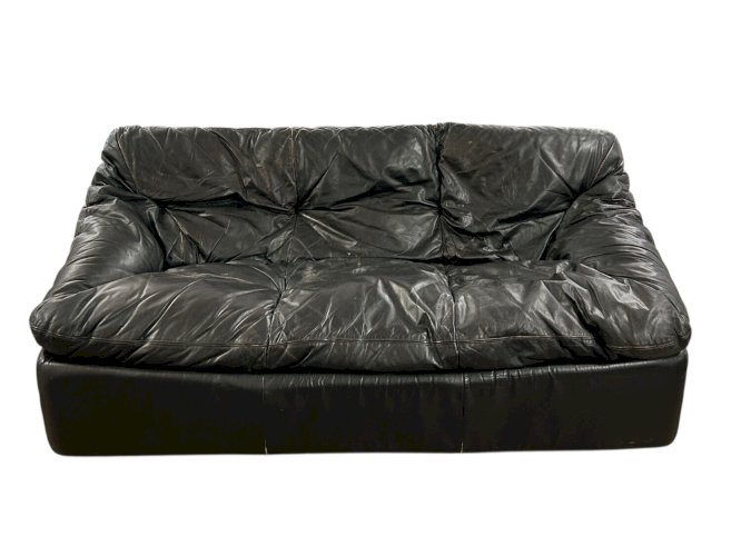 Canapé en cuir Cinna 1970