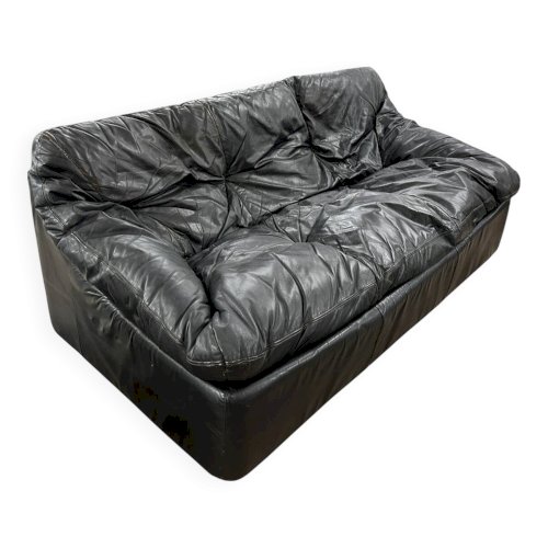 Canapé en cuir Cinna 1970