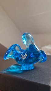 Blue Baccarat Duck