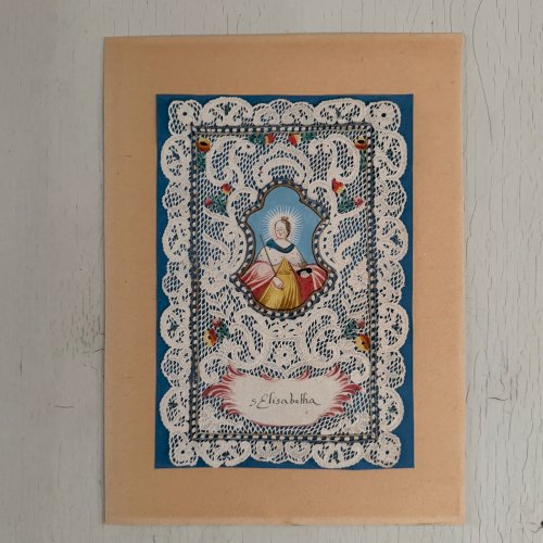 Canivet conventuel début XVIIIe représentant sainte Elisabetha M3603