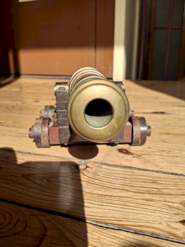 Canon en bronze reproduction grande taille 34 cm qualité