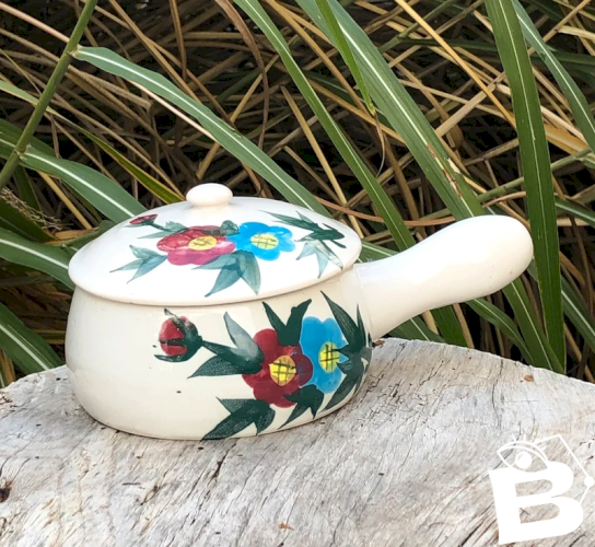 Caquelon peint à la main