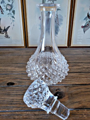 Carafe à vin pointe de diamant - Cristal Arques Longchamp ?