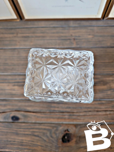 Carafe à whisky rectangulaire made in France motifs géométriques