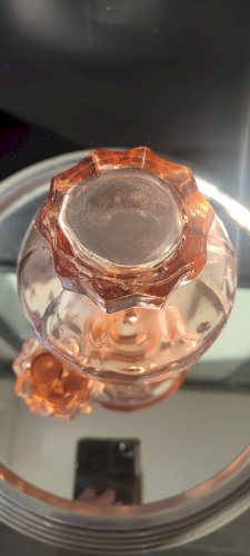 Carafe Art Déco Verre Rosaline (1930-1940)