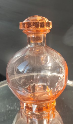Carafe Art Déco Verre Rosaline (1930-1940)