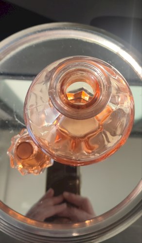 Carafe Art Déco Verre Rosaline (1930-1940)