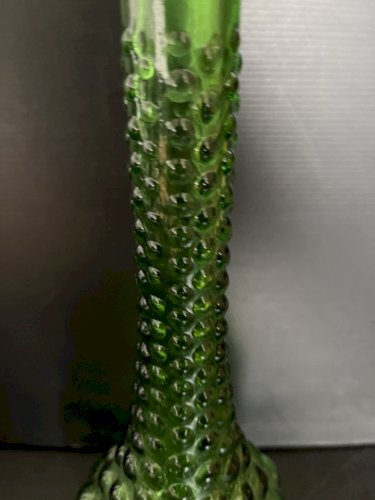 Carafe bouteille En Verre Empoli Vert avec Bouchon vintage décoration génie