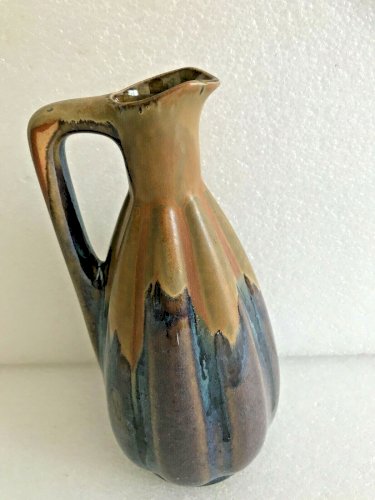 carafe cruchon en Gres flammé art nouveau  flacon à liqueur Denbac Vierzon