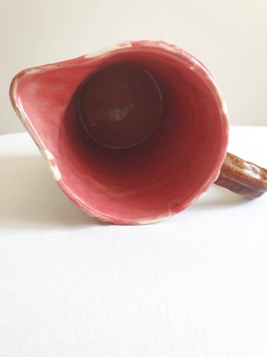 Carafe en barbotine Art nouveau, début XXème