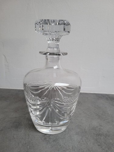 CARAFE EN CRISTAL ARTISANAL AVEC BOUCHON
