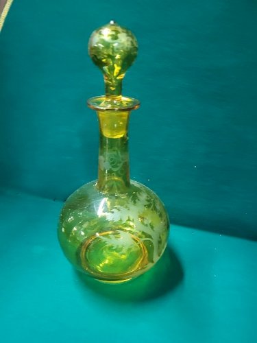 CARAFE EN CRISTAL DE BOHEME AVEC SON BOUCHON