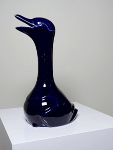 Fine white porcelain carafe from Limoges, Model after Sandoz Haviland.