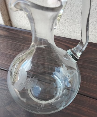 Carafe en verre