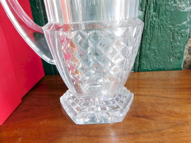 CARAFE PICHET DE TABLE EN CRISTAL ARTISANAT DE LORRAINE