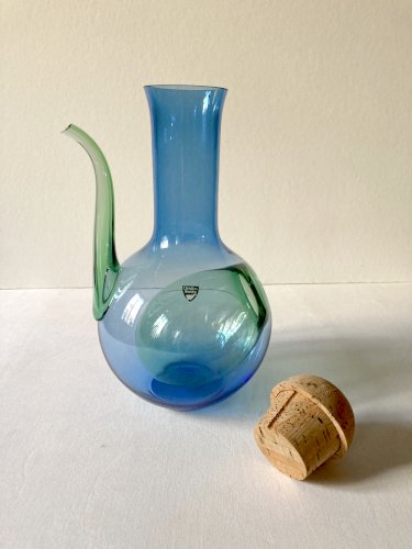 Carafe réfrigérante avec réservoir à glaçons par Jan Johansson pour Orrefors Sweden
