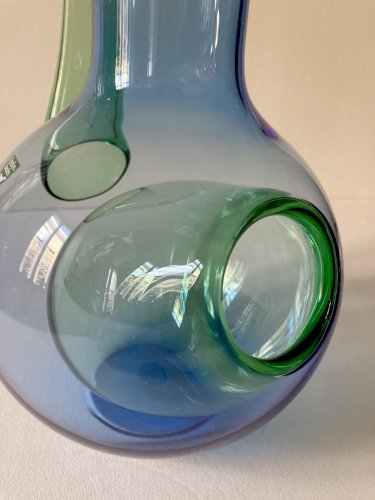 Carafe réfrigérante avec réservoir à glaçons par Jan Johansson pour Orrefors Sweden