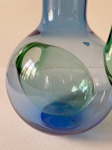 Carafe réfrigérante avec réservoir à glaçons par Jan Johansson pour Orrefors Sweden