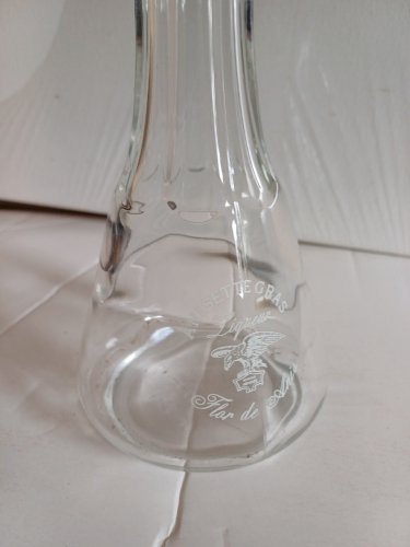 Carafe vintage ANISETTE GRAS Liqueur Flor de Anis