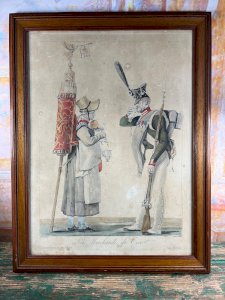 Carle Vernet – The Coco Seller – Antique French Engraving c.1810 – Debucour