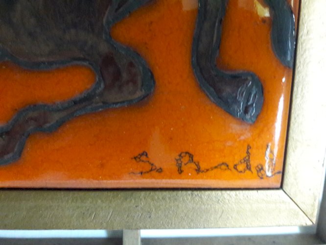 Carreau en céramique chevaux