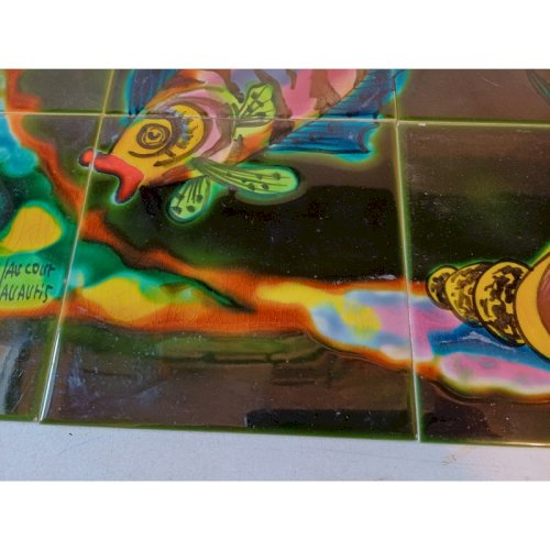 Carreaux de Faience Vintage Vallauris de  Le Vaucour 