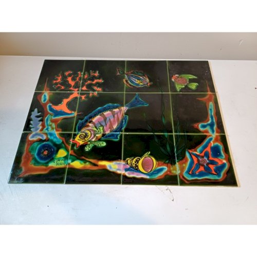 Carreaux de Faience Vintage Vallauris de  Le Vaucour 