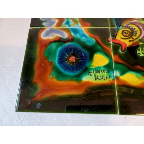 Carreaux de Faience Vintage Vallauris de  Le Vaucour 