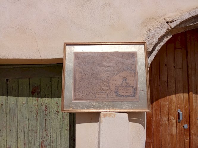 Carte ancienne du Languedoc, reproduction 