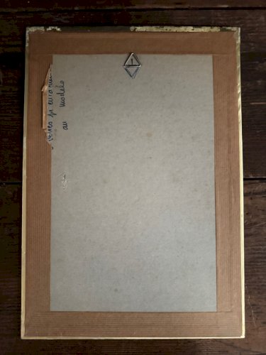 Carte gravure en couleur Poitou Aunis et Saintonge XVIIIe L9212