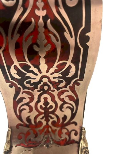 Cartel Napoléon III en marqueterie de style Boulle XIX siècle