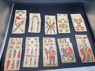 Cartes À Jouer Jeu Marseille Camoin vers  1880 Playing Cards